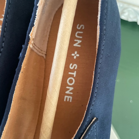 NWTB Sun & Stone Navy Ballet Slippers - Picture 6 of 8